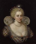 SOMER, Paulus van Portrait of Anne of Denmark oil painting reproduction